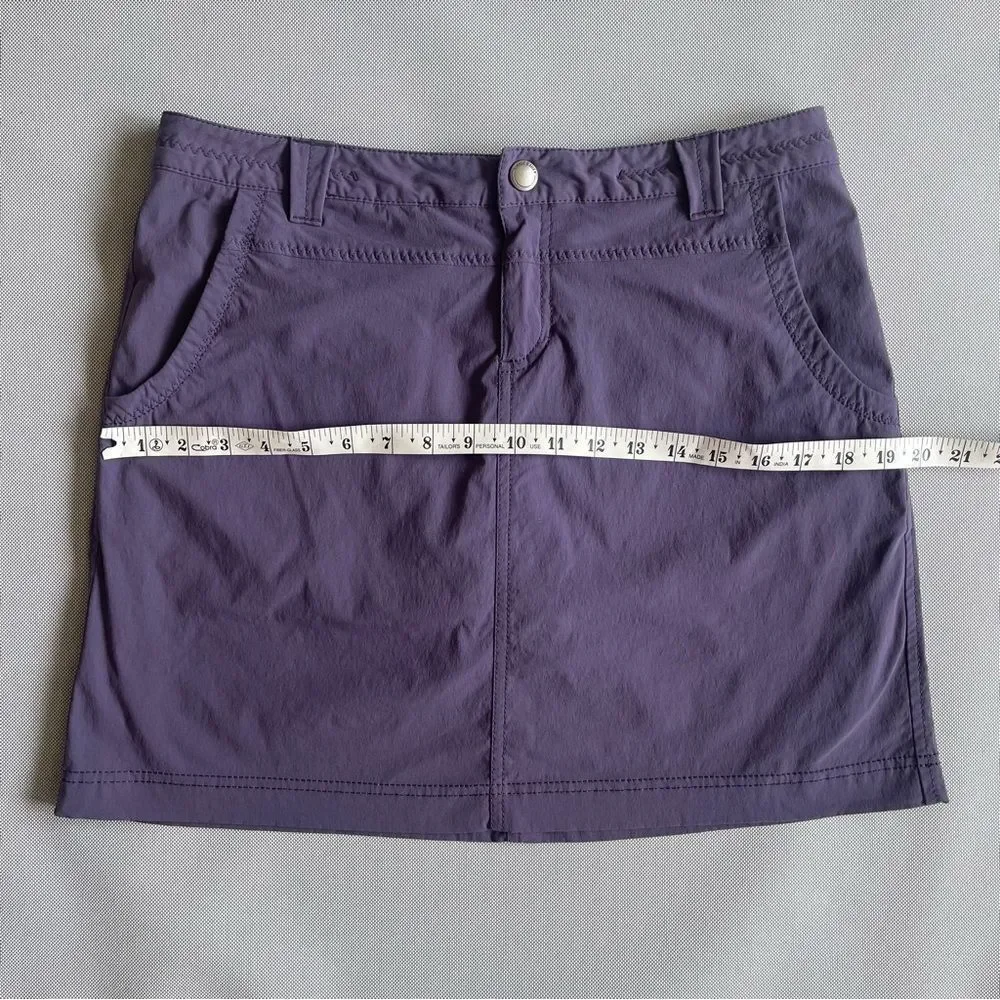 Eddie Bauer Purple Nylon Outdoor Sporty Hiking Skorts Women’s Size 6 - Picture 3 of 7